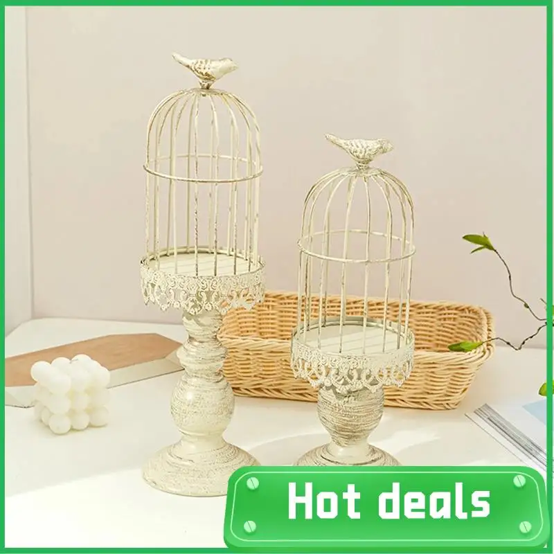 

AC62-2PCS Metal Iron Art Candlestick Metal Iron Art Candlestick Wedding Party Home Tables Centerpieces Decoration Gold