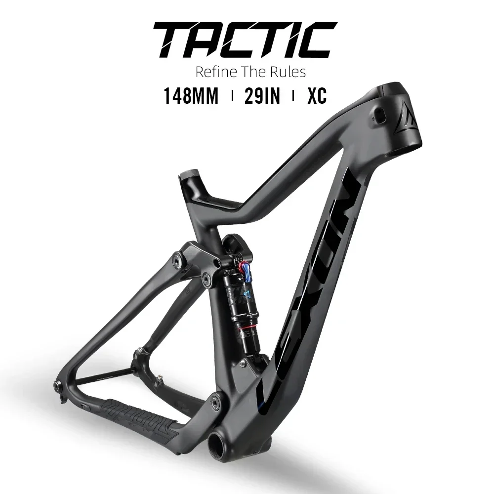 LEXON MTB Frame XC Carbon Bicycle Frameset Trial Cross Country Full Suspension 29 Boost ROCKSHOX DNM Shock Cycling Bike Parts