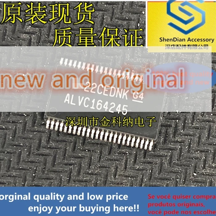 10pcs only orginal new SN74ALVC164245DGGR ALVC164245 TSSOP48-pin transceiver chip