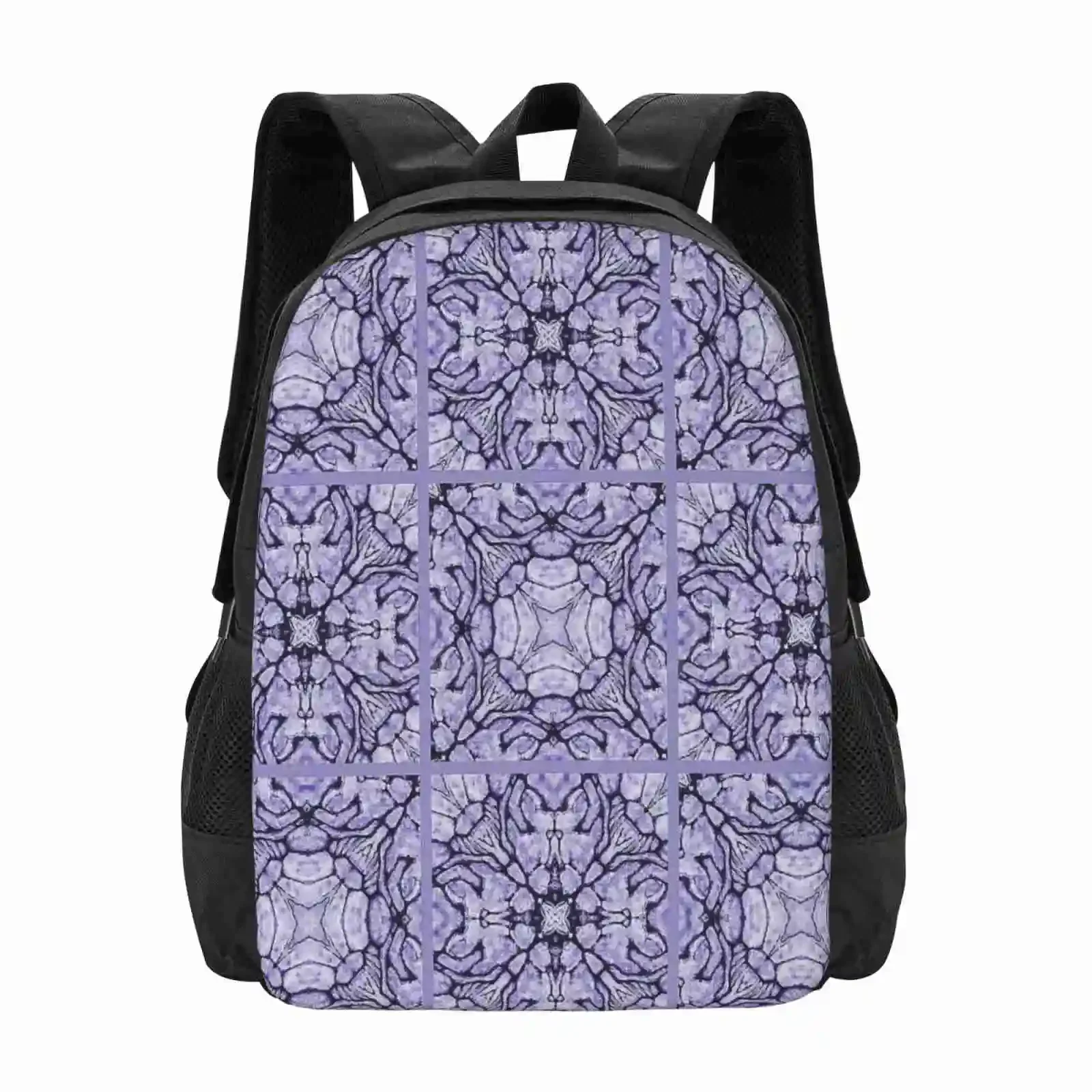 

New England Blue Tiles Hot Sale Schoolbag Backpack Fashion Bags Blue Mosaic Four Of One Five Of The Other Four Crosses Nine