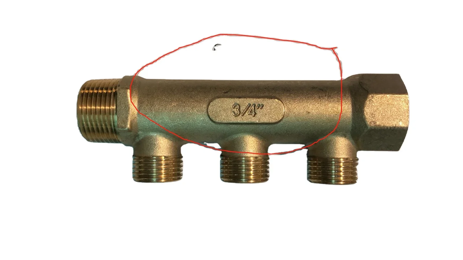 바닥 난방 부품 온수, 16mm -- 3/4 단조 황동 펙스 매니폴드, 바닥 난방, 2 웨이, 3 웨이, 4 웨이, 품질 도구, 핫 세일