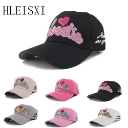 New Casual Adult Summer Baseball Cap For Female Letter Sweat Outdoor Caps Hat Girls Hip Hop Gorro Fashion Bone Love Cap Hats