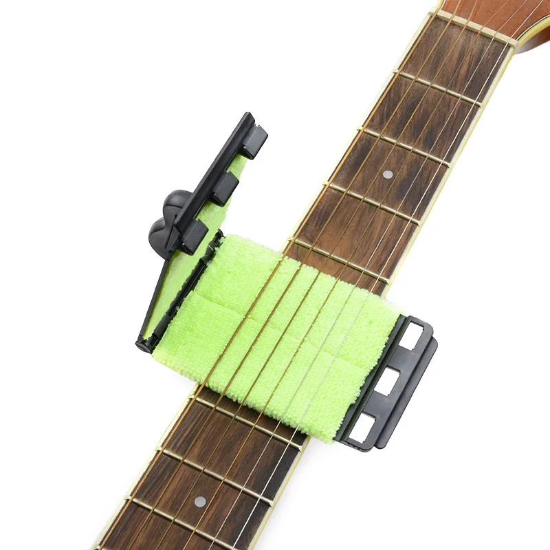 Electric Guitar Bass Strings Scrubber Rub Cleaning Tool Maintenance Care Guitar String Cleaner Guitar Accessories