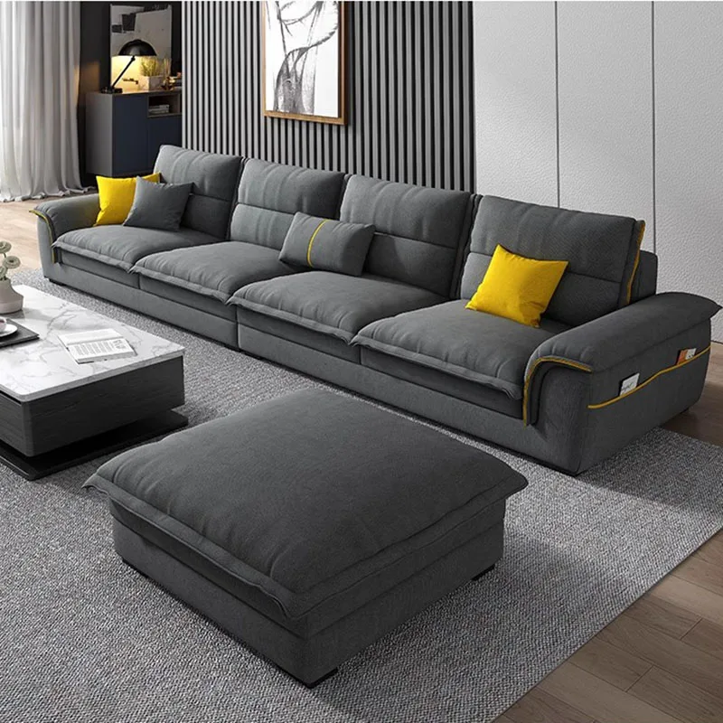 

Waterproof Modern Unique Sofa Cushion Soft Cheap Human Lazzy Sofa Leather Nordic Juego De Muebles Para Sala Home Furniture