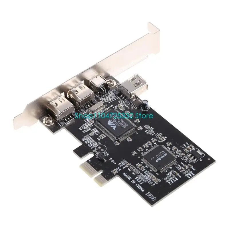 P5EA VT6308P Pcie Video Firewire Card 3x 1394A /+4Pin High Transmission
