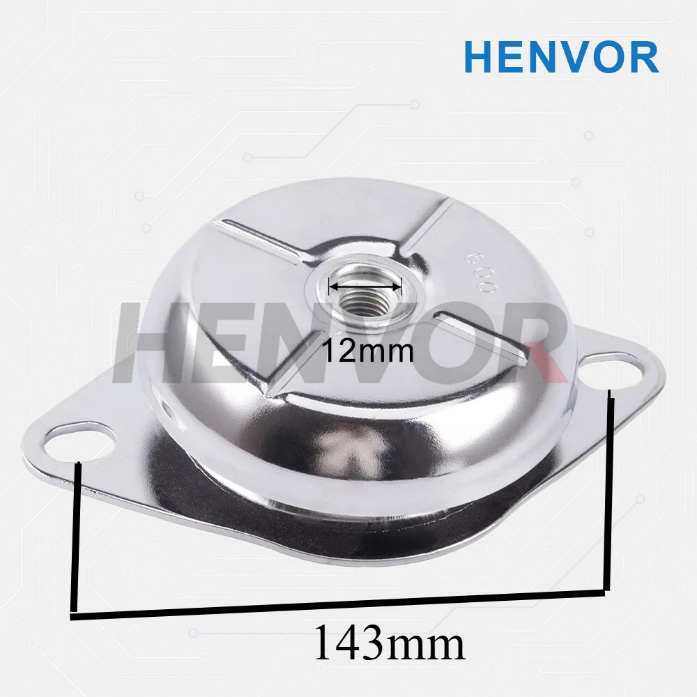 00KG 600KG Diesel Generator Foot Pad, Shock Mat Cushion with M14/M16 Thread Size for Generator Support