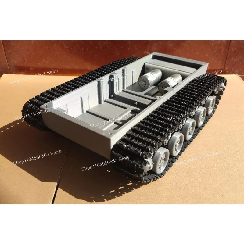 3D Printed Crawler Chassis 370 Reduction Motor For DIY Smart Cars Tanks RC Robot Platform Vehicle Parts