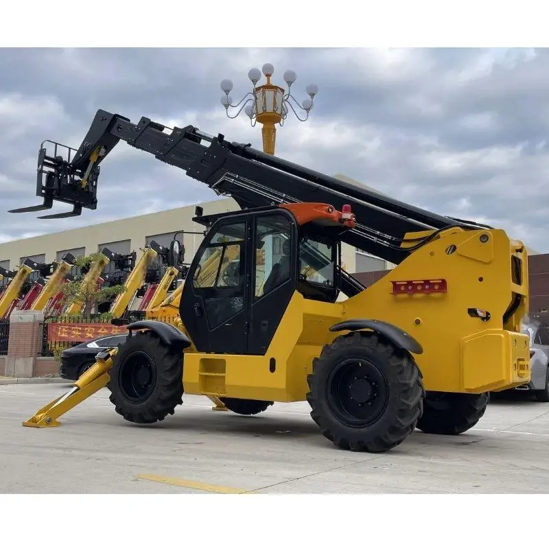 Logistics Machinery Internal Combustion Forklift Telescopic Handler Telehandler Foklift 4.5 Ton Load Capacity