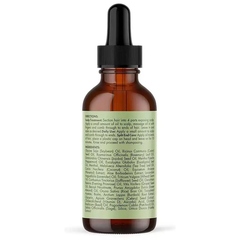 Original Mielle Rosemary Mint Scalp Hair Strengthening Oil Nourishes And Strengthens Scalp Repair Split Ends Hair Essential Oil