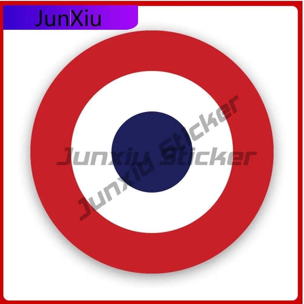 

Cute French Air Force Roundel Sticker Decal American Made Uv Protected Cdaoa France Fra Fr National Insignia Military Aircraft