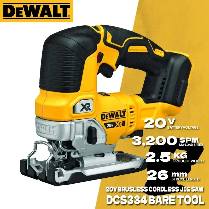 

Электролобзик DEWALT DCS334 20V MAX бесщеточный, с регулируемой скоростью, многофункциональный электроинструмент DCS334N