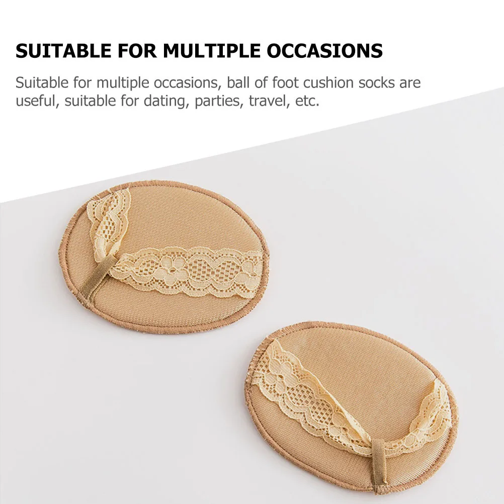 

4 пары нескользящих подушечек для передней части стопы, женские шлепанцы, черные летние тонкие носки с невидимым носком, удобные высокие каблуки