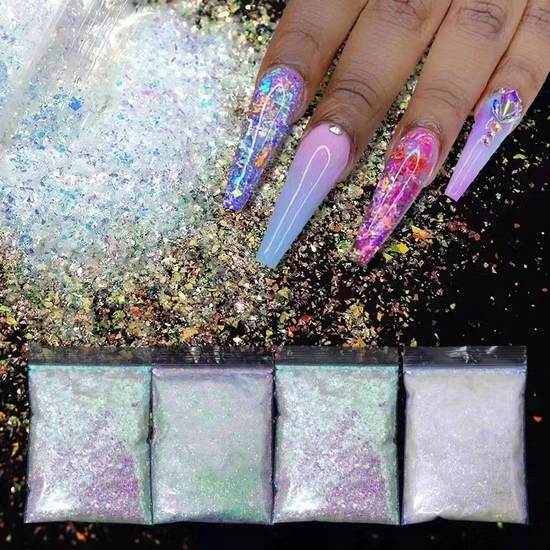 TCT-052 Christmas Snow Season Series 12 Kinds  White Colors Gliiter Spangles for Nail art Decoration Body paint  DIY Decoration