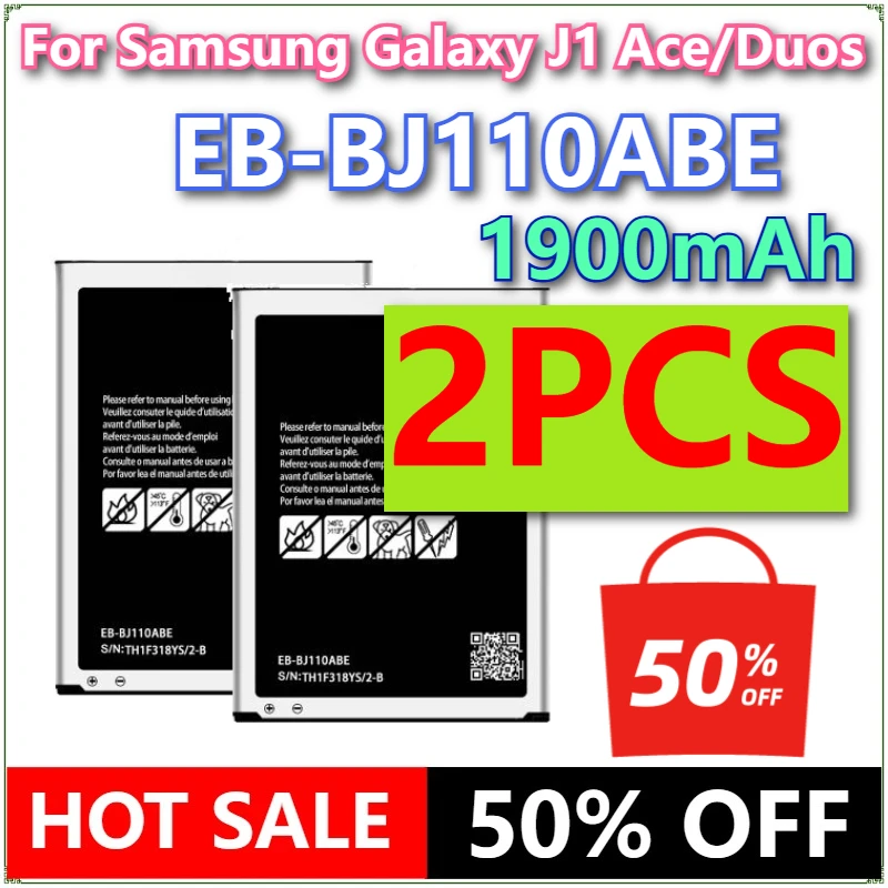 

Brand New EB-BJ110ABE 1900mAh Replacement Mobile Phone Battery For Samsung Galaxy J1 Ace/Duos Mobile Phone Batteries
