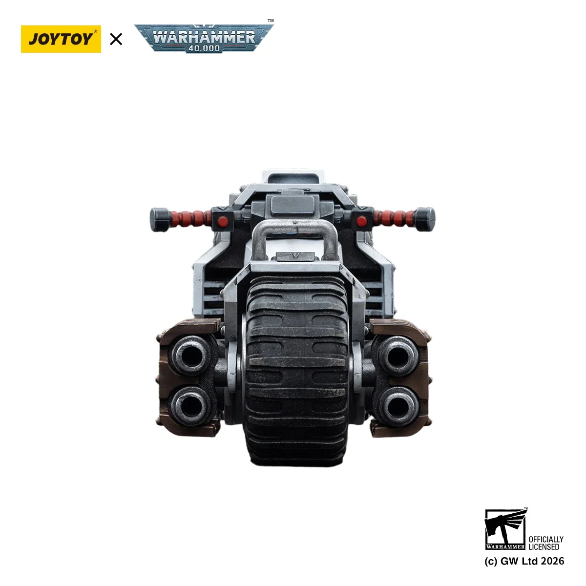 【24 Hours Delivery】JOYTOY 40K White Scars Raider-pattern Combat Bike 1/18 Action Figure Toy