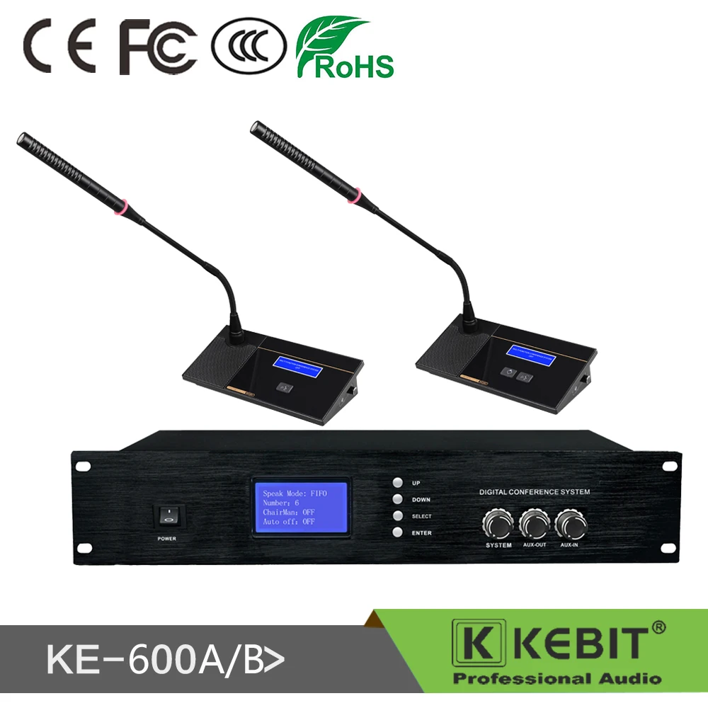 KE-600AB  professionalWired hand-in-hand conference gooseneck  microphone system