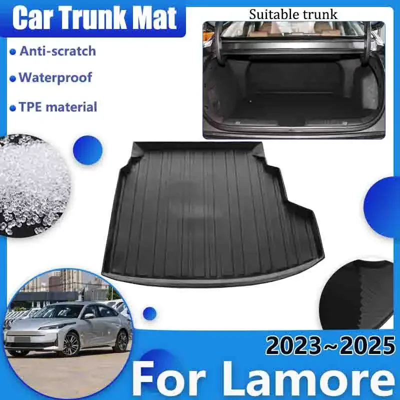 

Car Trunk Floor Mats for Changan Lamore Nevo A05 2023~2025 Eado Waterproof Carpet Protector Luggage TPE Storage Pad Accessories