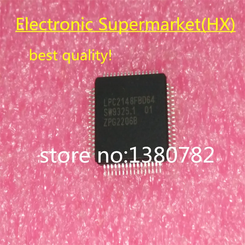 

Free Shipping 5pcs/lots LPC2148FBD64 LPC2148 LQFP-64 New original IC In stock!