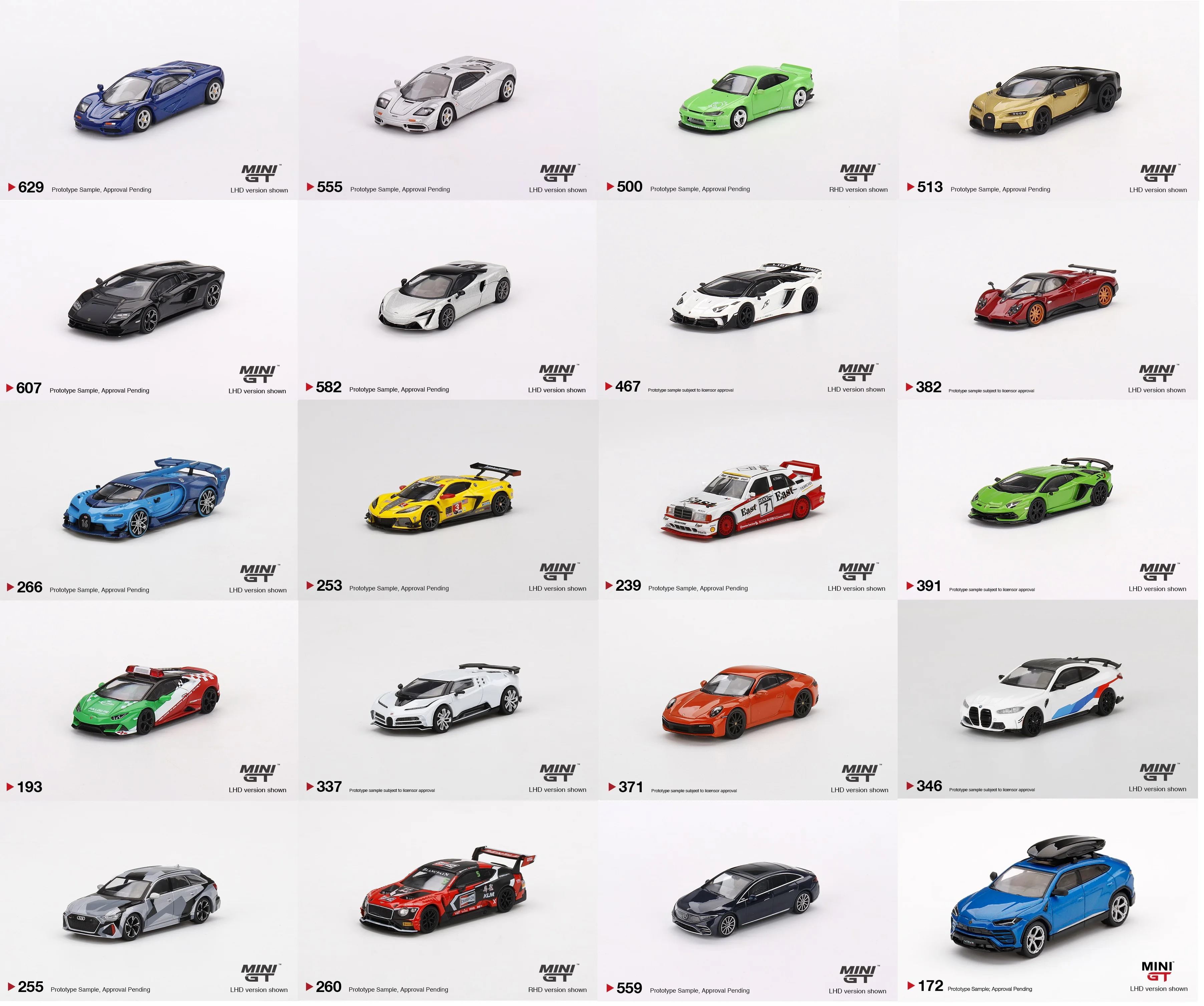 

MINIGT 1/64 Nissan Honda Lamborghini Mazda Car Alloy Toys Motor Vehicle Diecast Metal Model for Children