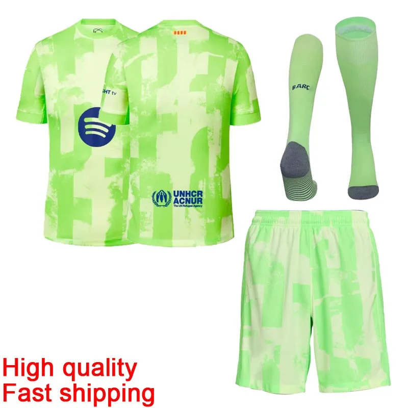 24/25 Season New BarceIona ‎third Kit 2024 2025 green Barcelonaes shirt