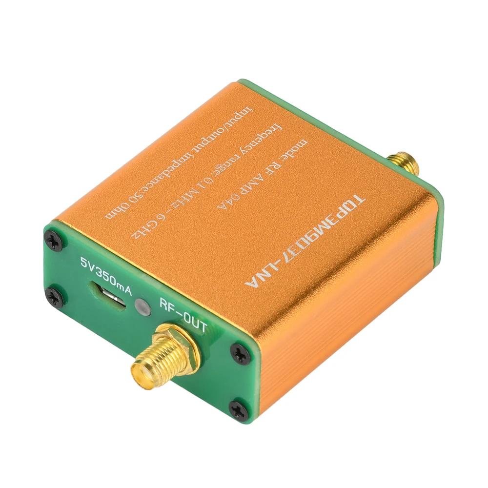 RF AMP 04A 0.1MHz-6GHz Low Noise Amplifier TQP3M9037-LNA RF Amplifier Module (Without Battery/With Battery)