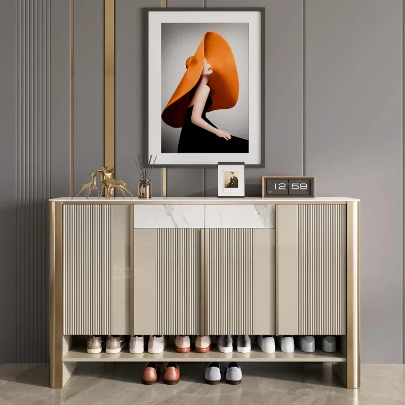 Luxury Fashion Morden Cabinets Shoes Organizer Storage Entrance Home Cabinets Living Room Armario De Ropa Corner Furniture