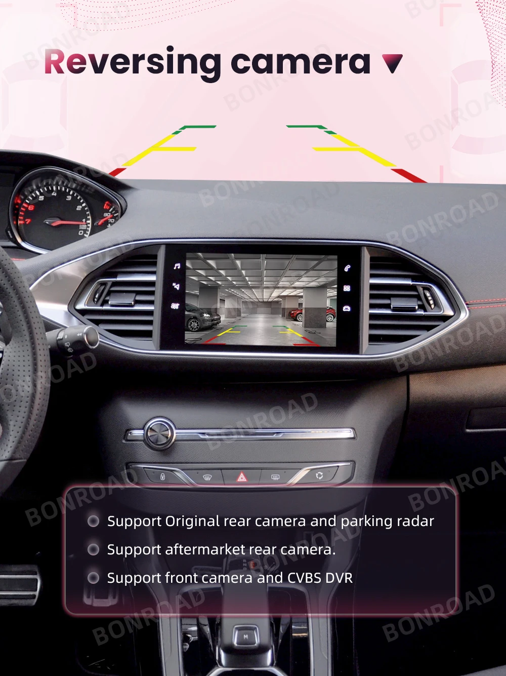 Wireless Carplay Android Auto Adapter For Peugeot Citroen SMEG MRN Picasso C4 C5 DS4 DS3 308 508 208 3008 Bluetooth Mirror Lin – Detail 10