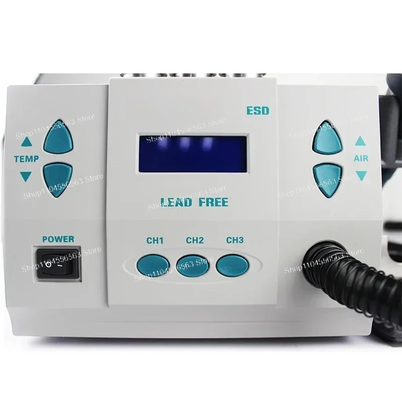 

Lead-Free Hot Air Rework Station 1000W 220V Fast Heating with Digital Temperature Control for Professional Electronics Repair