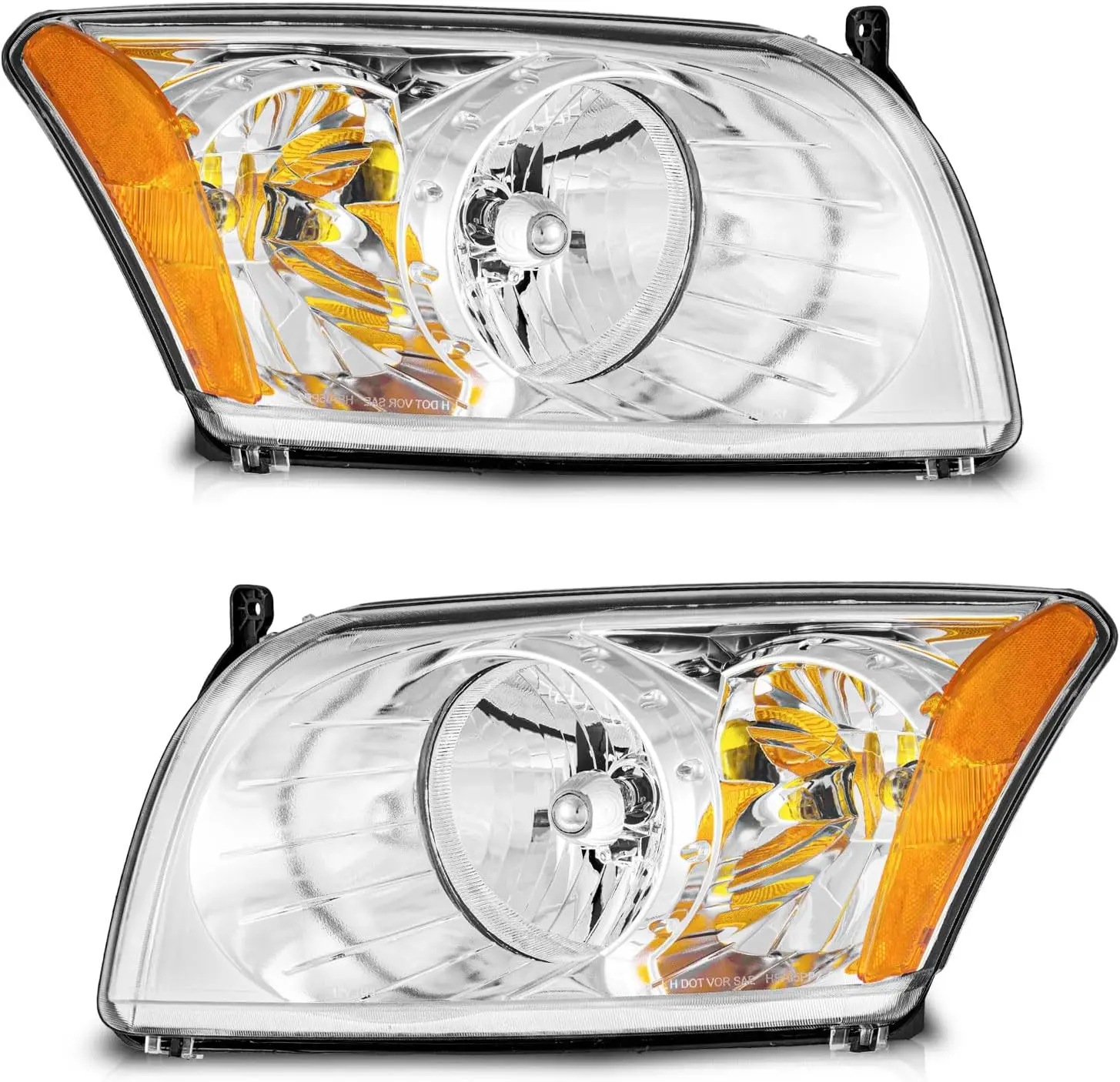 

Фары, совместимые с Dodge Caliber 2007-2012 годов, комплект фар для моделей 2007, 2008, 2009, 2010, 2011, 2012 годов, галогенные, замена.