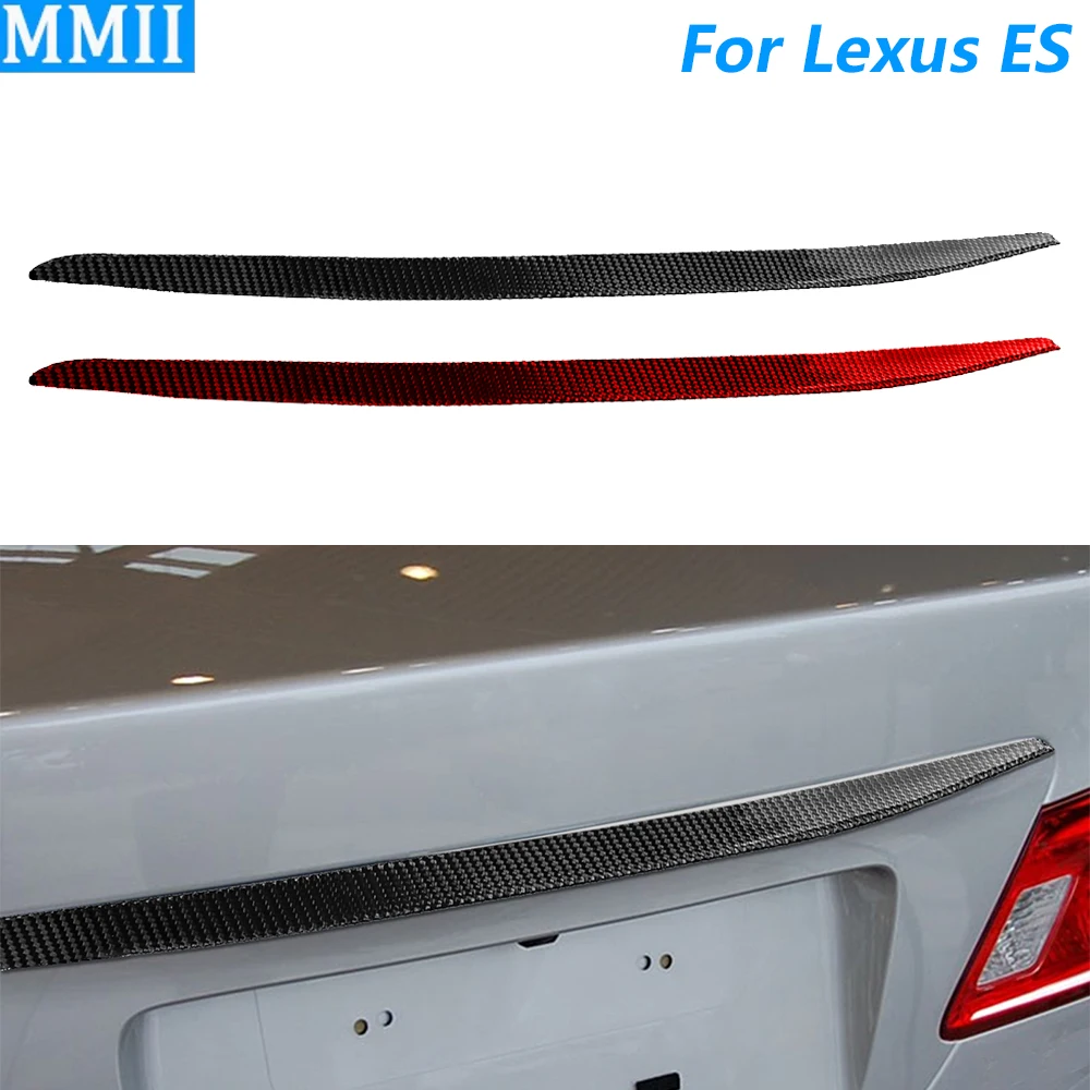 

Для Lexus ES ES350 ES240 2006-2012 углеродное волокно внешняя задняя дверь багажника крышка панели отделка автомобильные аксессуары декоративная наклейка