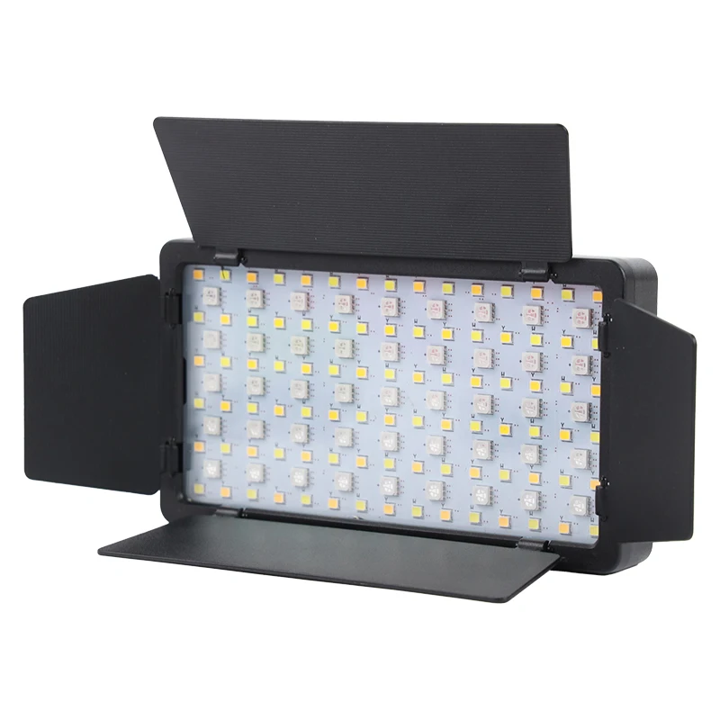 Miaotu RGB LED Video Light 2700K-6500K، إضاءة تصوير قابلة للتعتيم مع بطارية قابلة لإعادة الشحن، CRI95+ لـ YouTube/TikTok/Outdo