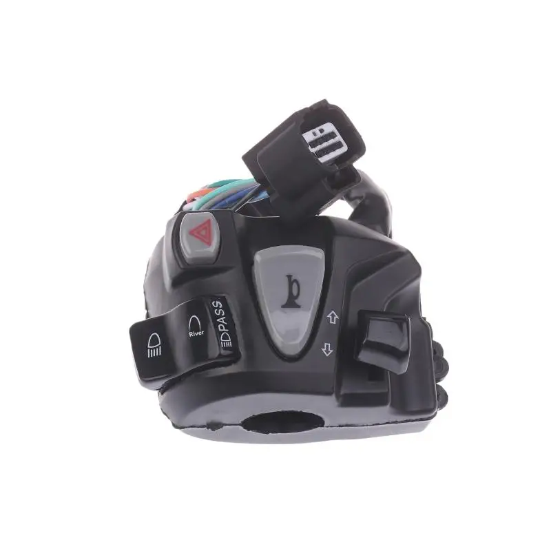 

Motorcycle Handle Switch With Passing Light Hazard Light Plug Horn Warning Light Turn Signal Button For Click150 Left Handle