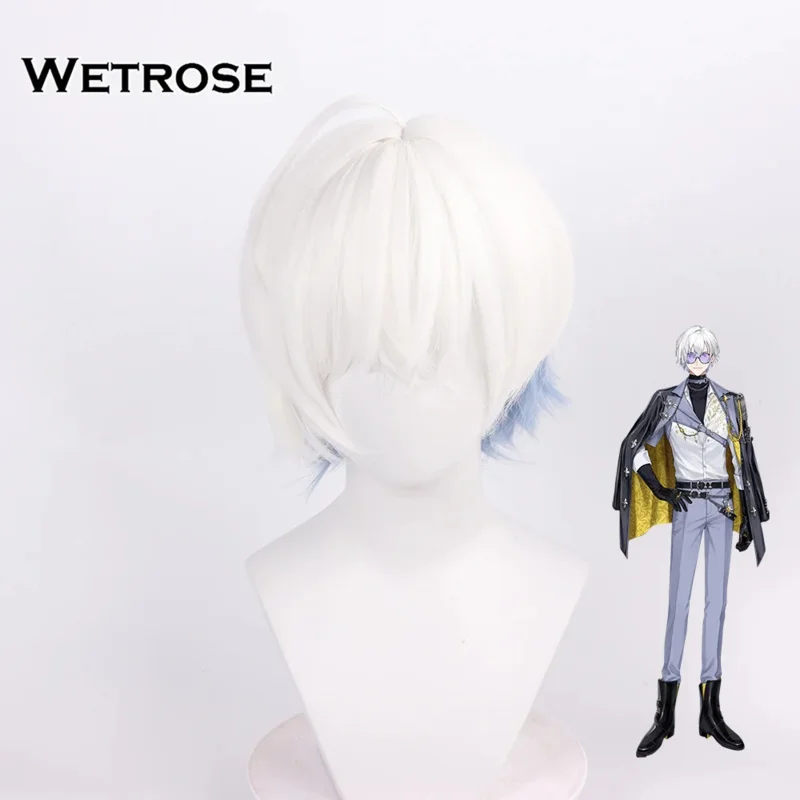 zizi 2025【Wetrose】 Nijisanji EN Kaelix Debonair 코스프레 헤어 풀세트 가발 할로윈 크리스마스