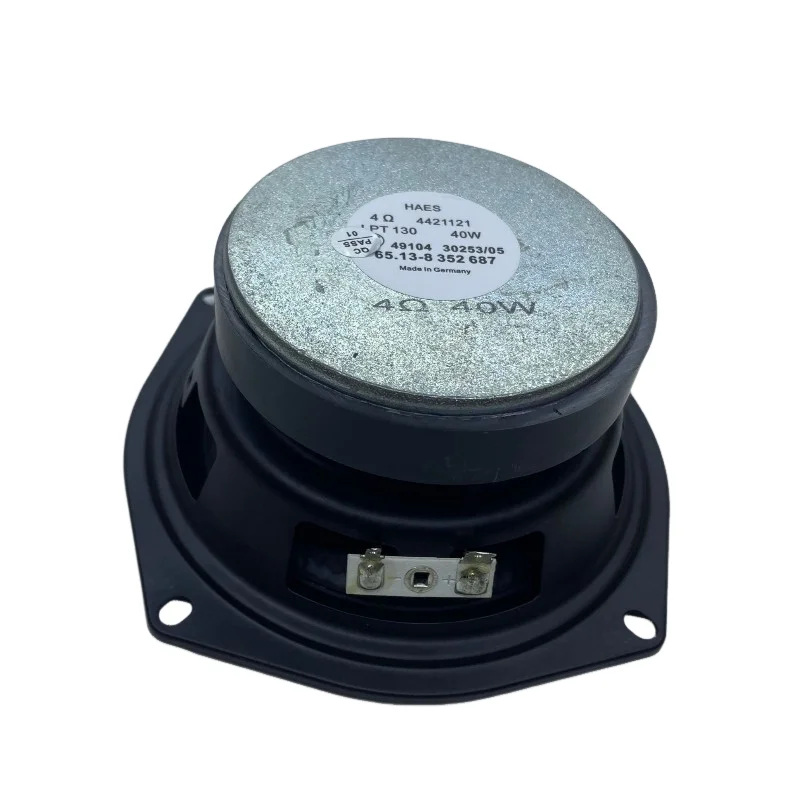 

1 шт., 5-дюймовый автомобильный аудиосистема HAES, 4 Ом, 40 Вт, средний динамик для передней двери, сделано в Германии, для BMW F10 F15 F16 F60 E90 X3 X5 X6 3 5 серии