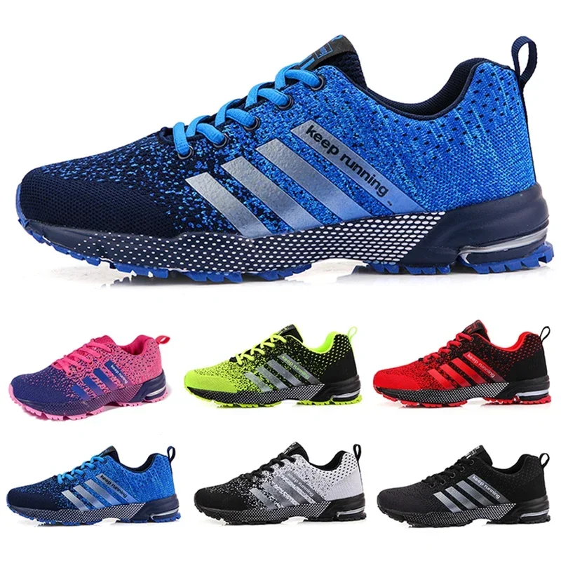 Men's Sneakers Men Shoes Comfortable Non-Slip Stable Shock Absorption Light Couple Shoes and Mesh Breathable Casual Basket Homme