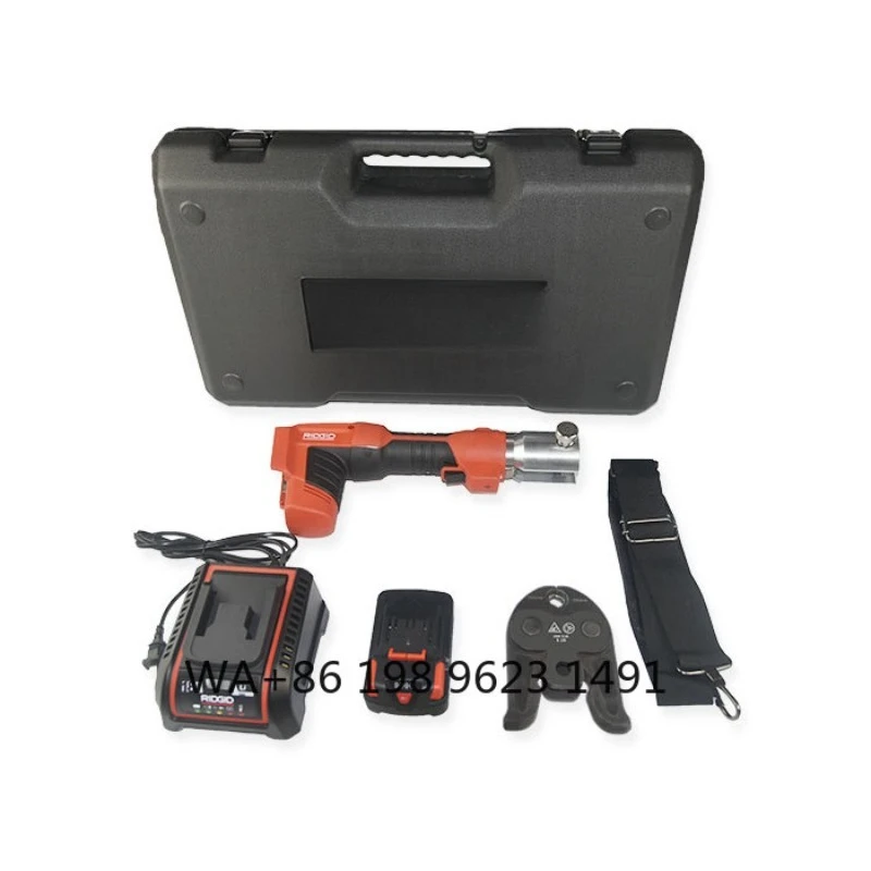 Portable pipe crimper, heavy duty copper crimp tool for HVAC gas pipeline connection and repair tasks
