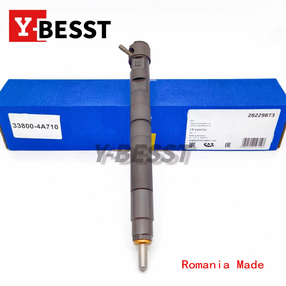 Diesel Fuel Common Rail Injector 33800-4A710  28229873 338004A710 OEM Fit For Hyundai Engine