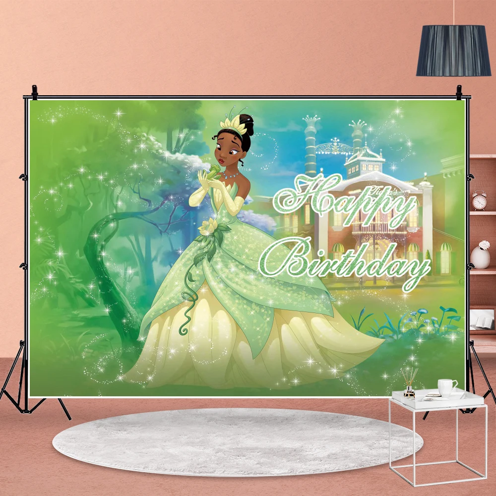 The Princess And The Frog Photo Backdrop Background For Photography Baby Shower Girl Birthday Decorations Props  Party Supplies