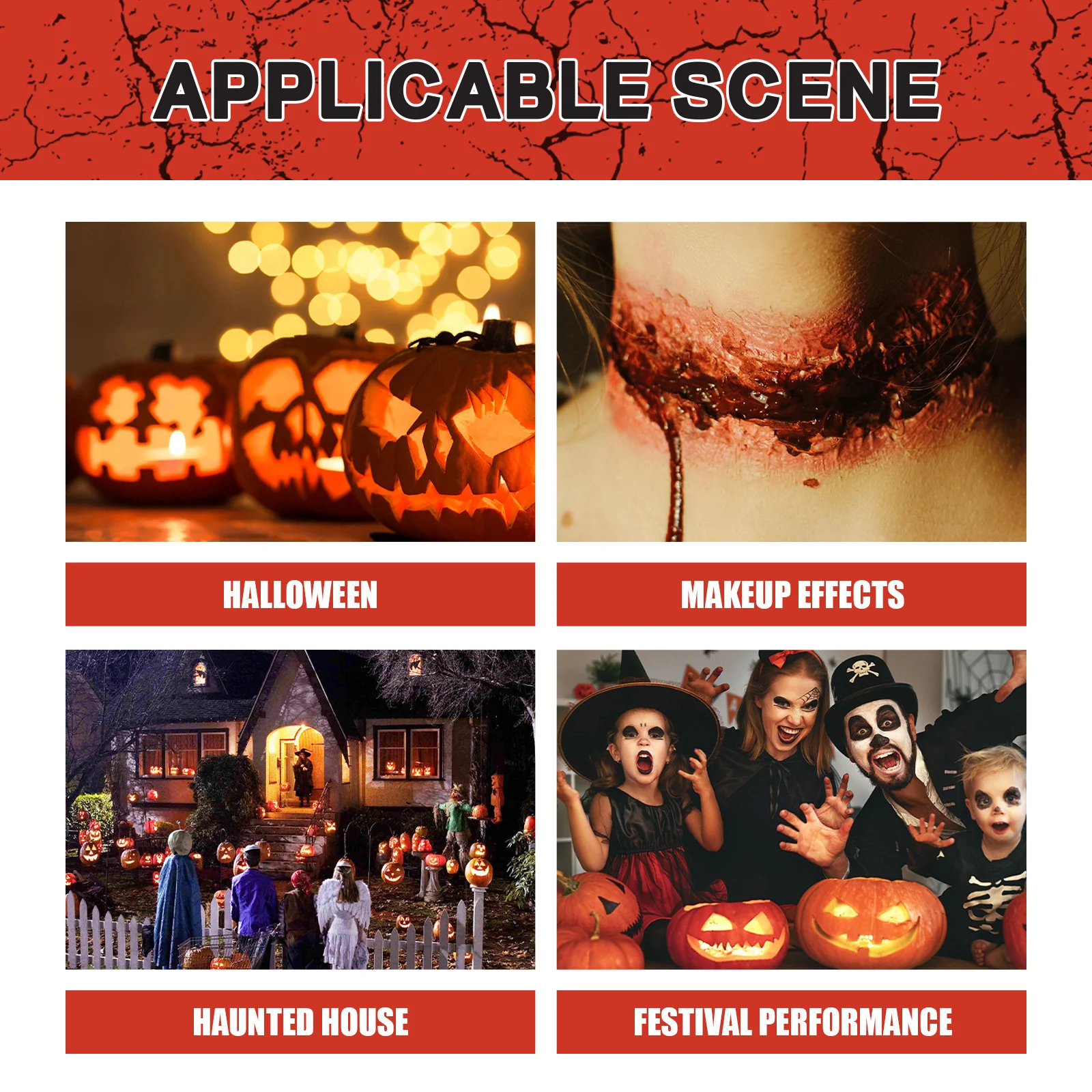 Halloween Fake Blood Makeup Ki - Body Paint Sfx recension och pris