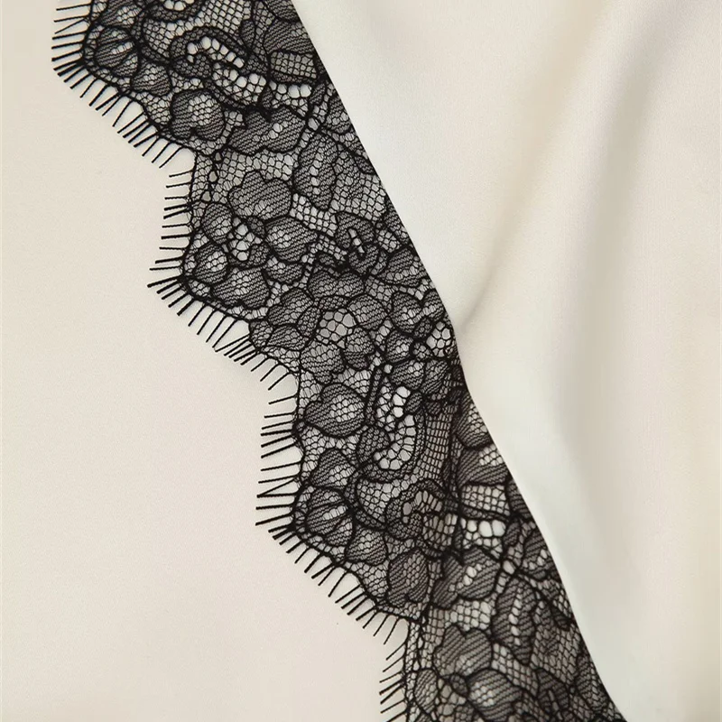 KEYANKETIAN Sommer Neue frauen Spitze Spitze Dekoration Satin Textur Midi Halbkörper Rock Hohe Taille Langen Rock