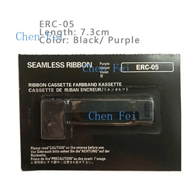 10pcs/lot New Printer Ribbons For EP ERC-05 ERC05 erc05 erc-05 Black / Purple