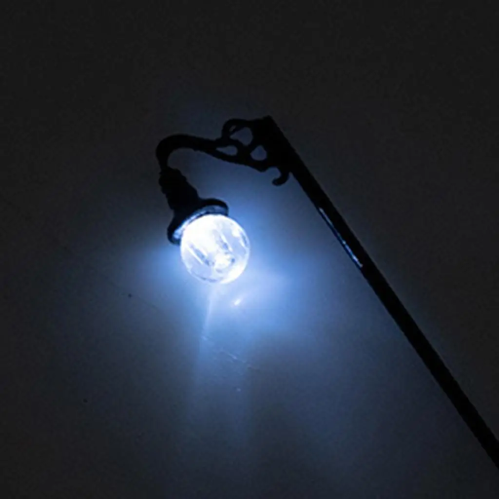 LED Model Street Lights HO Scale 1 87 Lamp Posts for Miniature Landscape Building Decoration Scenery