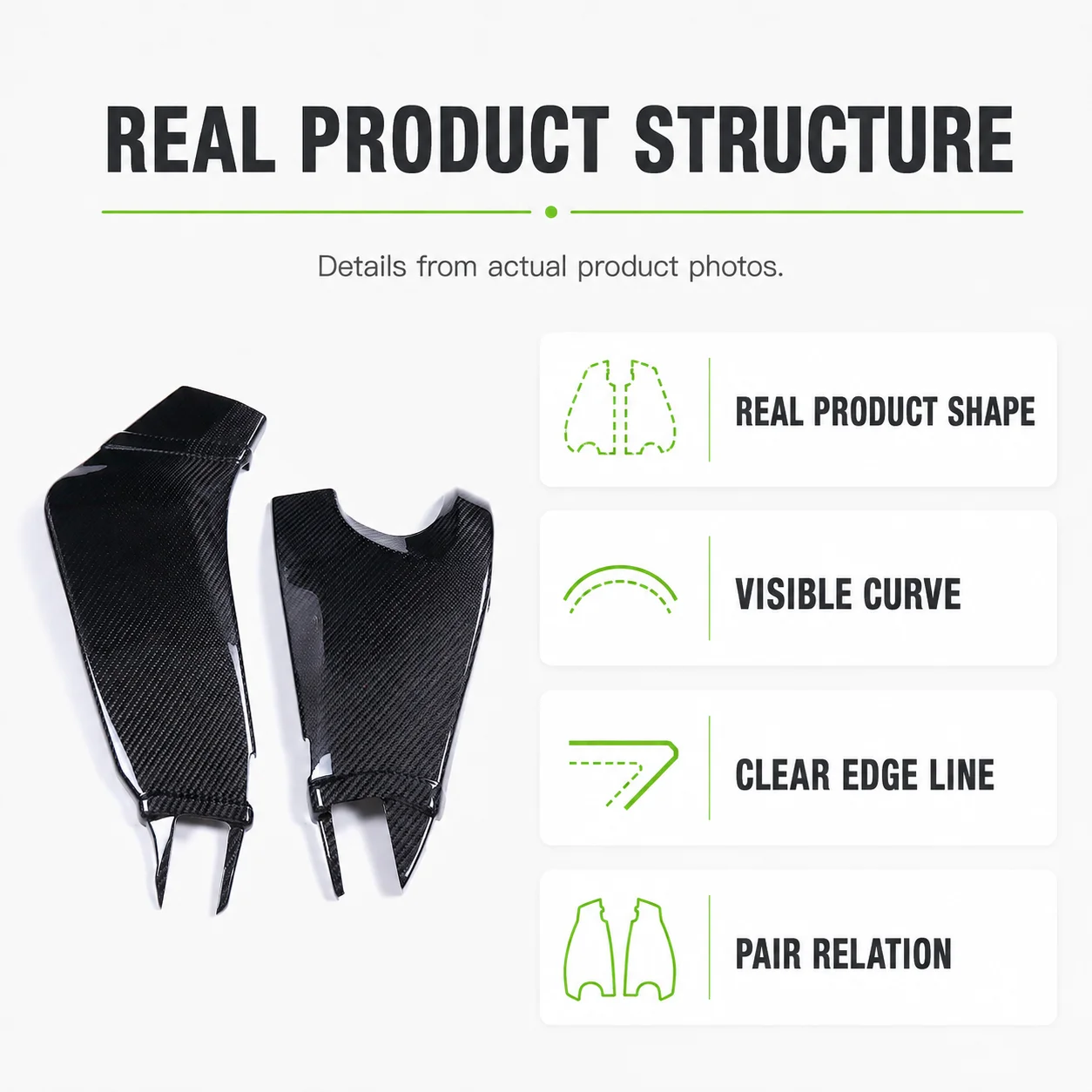 Swingarm Covers Swing Arm Protectors 100% Dry Carbon Fiber Rear Arm Guards for ZX-6R ZX6R 2019+ Motorcycle Accessories