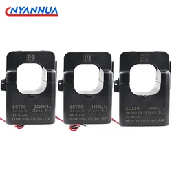 3PCS Split Core Current Sensor Open Type Metering Current Transformer KCT50 300A/5 800A/5 1500A/5 1000A/5 Flame Retardant ABS