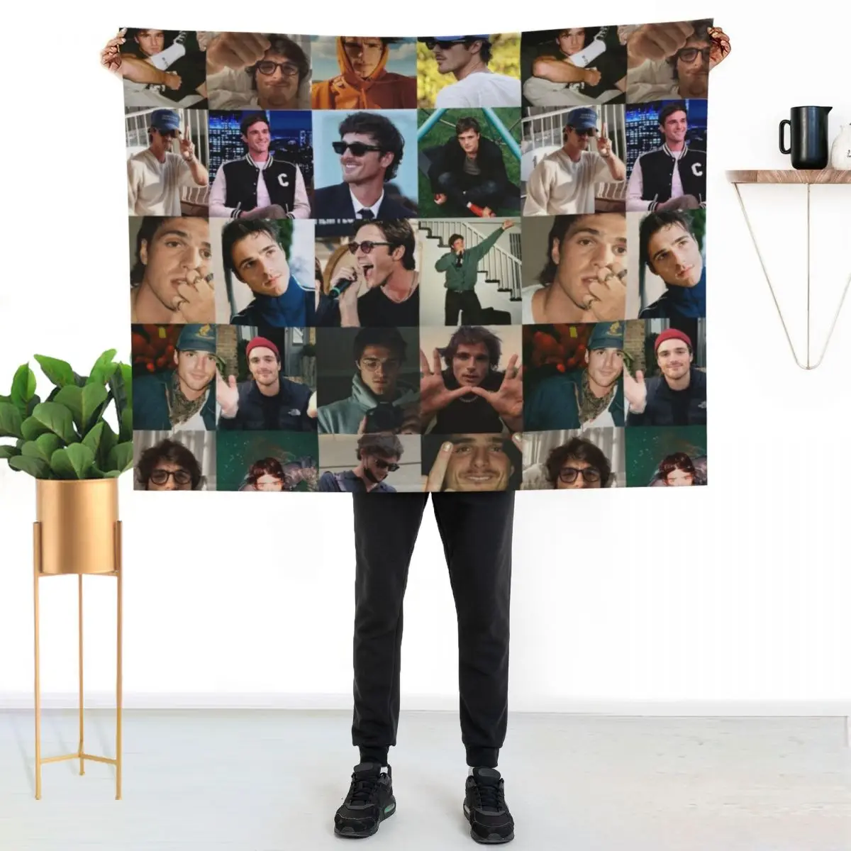 Jacob Elordi Throw Blanket Sofa Quilt Weighted Baby Sofas Soft Plaid wednesday Blankets