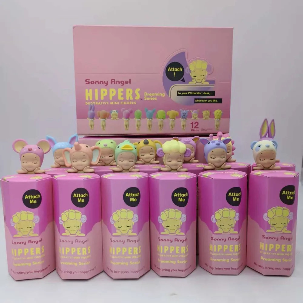 

Sonny Angel' Blind Box Hippers Dreaming Series Cartoon Figures Ornaments Dolls Children Model Phone Decor Toy Birthday Gifts
