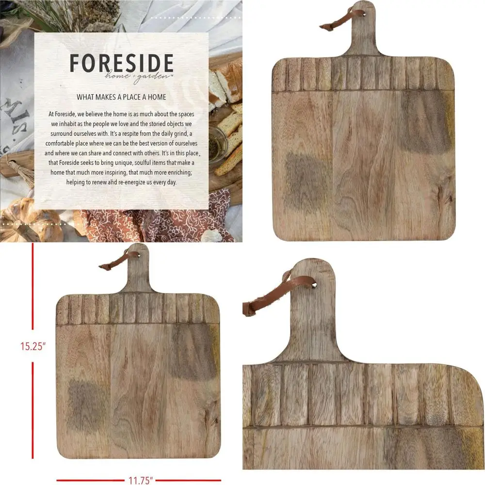 

Handcrafted Rectangular Wood Cutting Board for Home & Garden Use