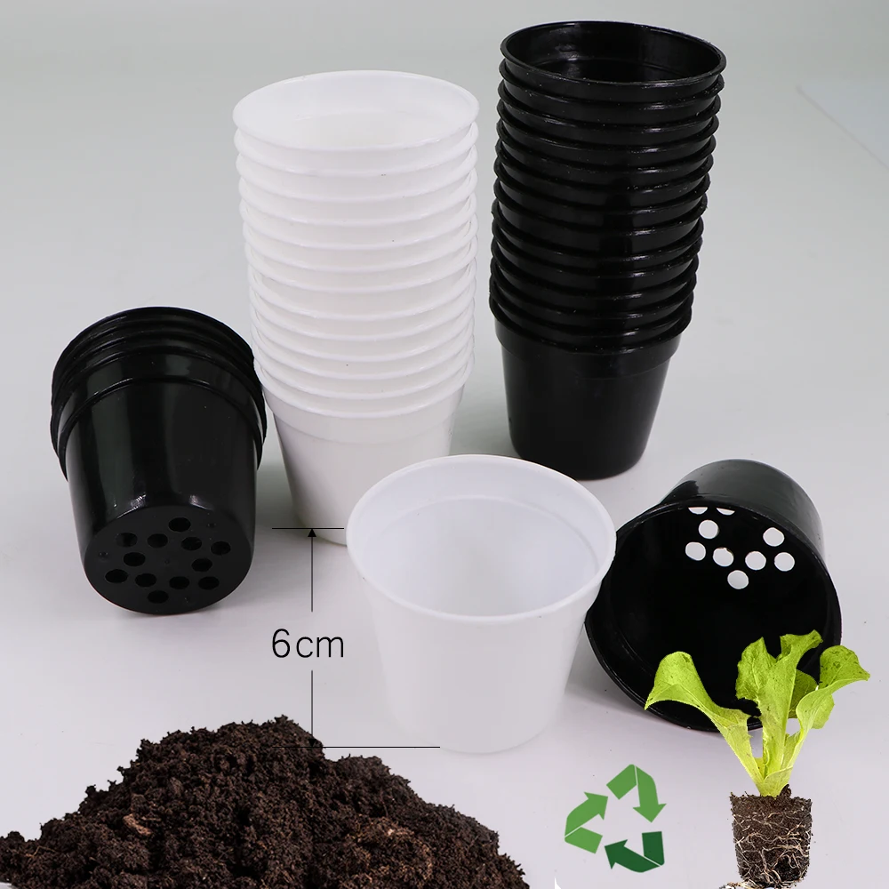 2-styles Plant Seed Starting Pot Garden Nursery Seedling Cup Gardening Tools Flower Potting Container Soil Ventilate Container