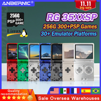 ANBERNIC RG35XXSP Flip Handheld Game Consoles 3.5inch IPS 640*480 Screen Linux Retro Video Game Player 3300mAh support PSP Games