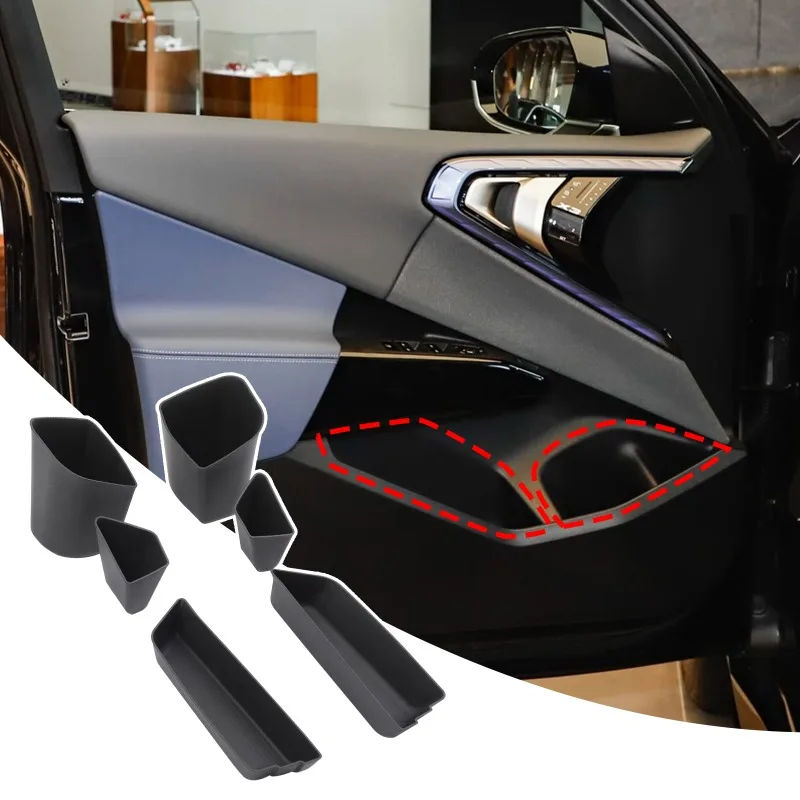 

TPE For 2025+ BMW X3 G45 Front Door Pocket Storage Boxes Car Storage Box Organizers Car Accessories